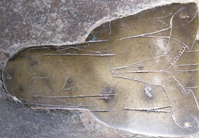 West Hanningfield - St Mary and St Edward Isabel Cloville and son John Cloville 1361